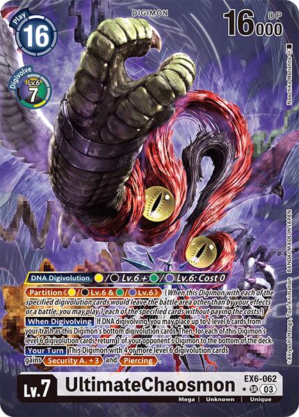 UltimateChaosmon [EX6-062] (Alternate Art) [Infernal Ascension] | Shuffle n Cut Hobbies & Games