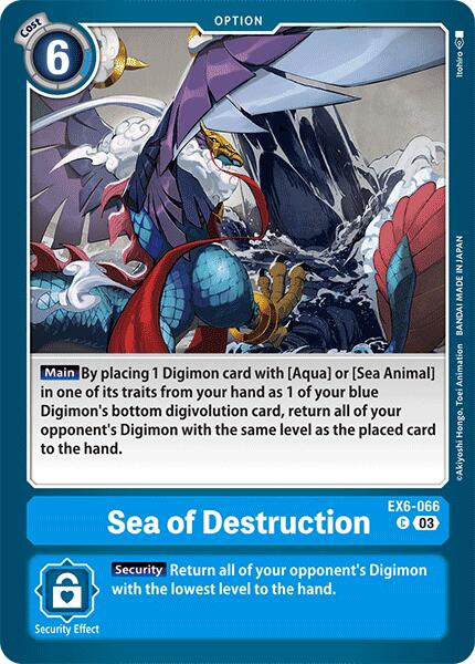 Sea of Destruction [EX6-066] [Infernal Ascension] | Shuffle n Cut Hobbies & Games