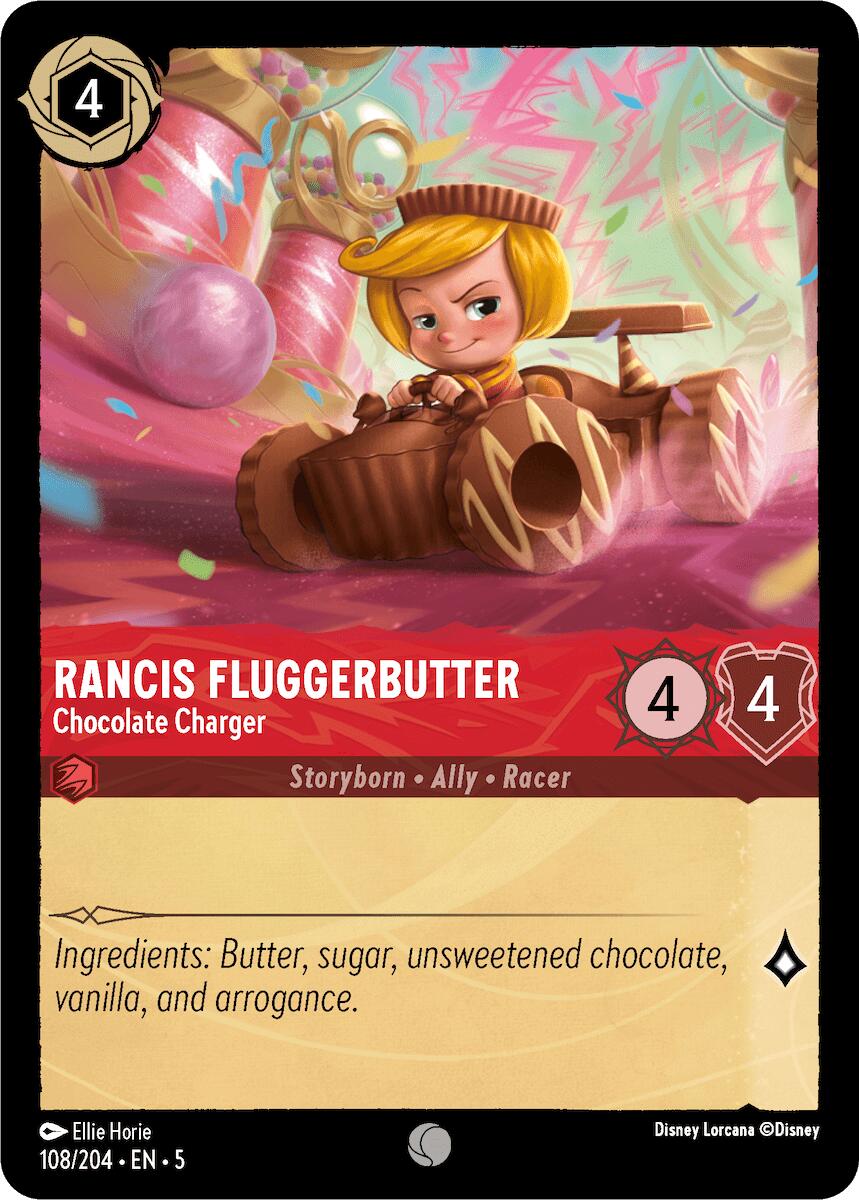 Rancis Fluggerbutter - Chocolate Charger (108/204) [Shimmering Skies] | Shuffle n Cut Hobbies & Games