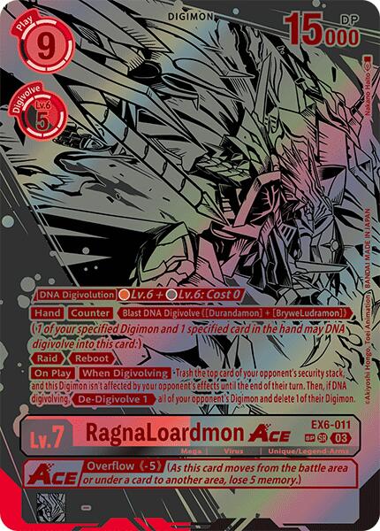 RagnaLoardmon ACE [EX6-011] (Textured) [Infernal Ascension] | Shuffle n Cut Hobbies & Games