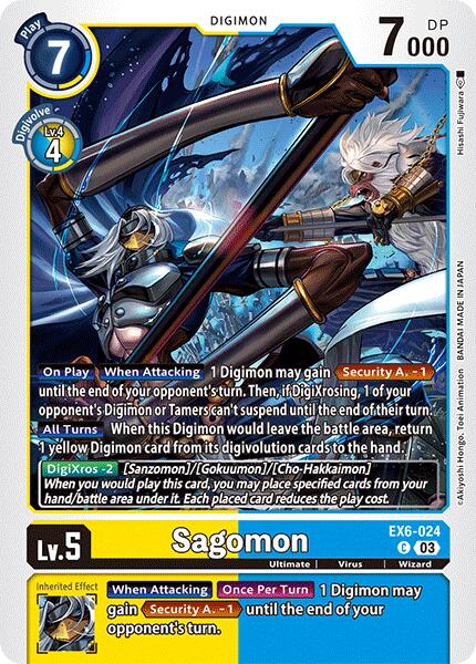 Sagomon [EX6-024] [Infernal Ascension] | Shuffle n Cut Hobbies & Games