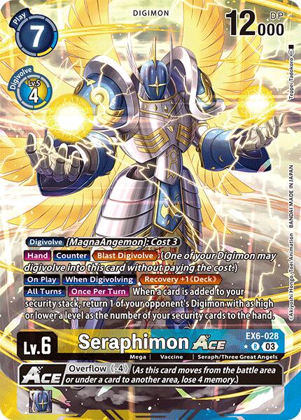 Seraphimon ACE [EX6-028] (Alternate Art) [Infernal Ascension] | Shuffle n Cut Hobbies & Games