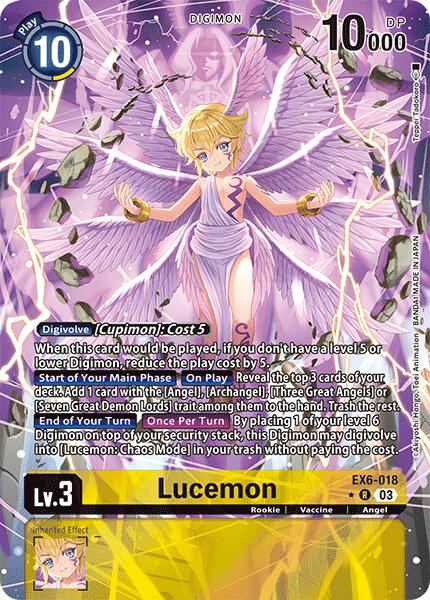 Lucemon [EX6-018] (Alternate Art) [Infernal Ascension] | Shuffle n Cut Hobbies & Games