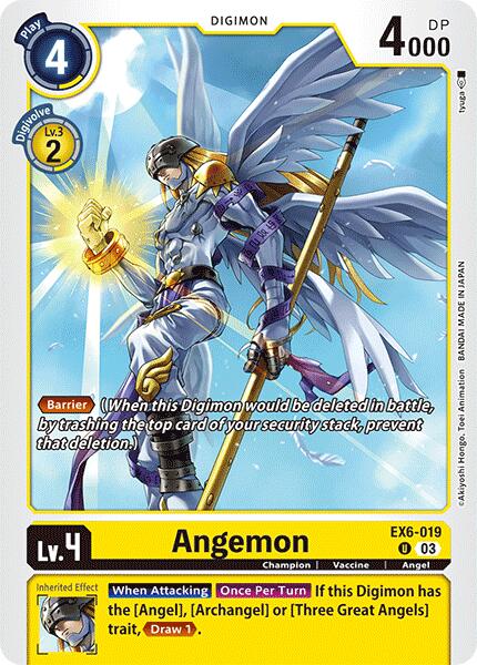 Angemon [EX6-019] [Infernal Ascension] | Shuffle n Cut Hobbies & Games