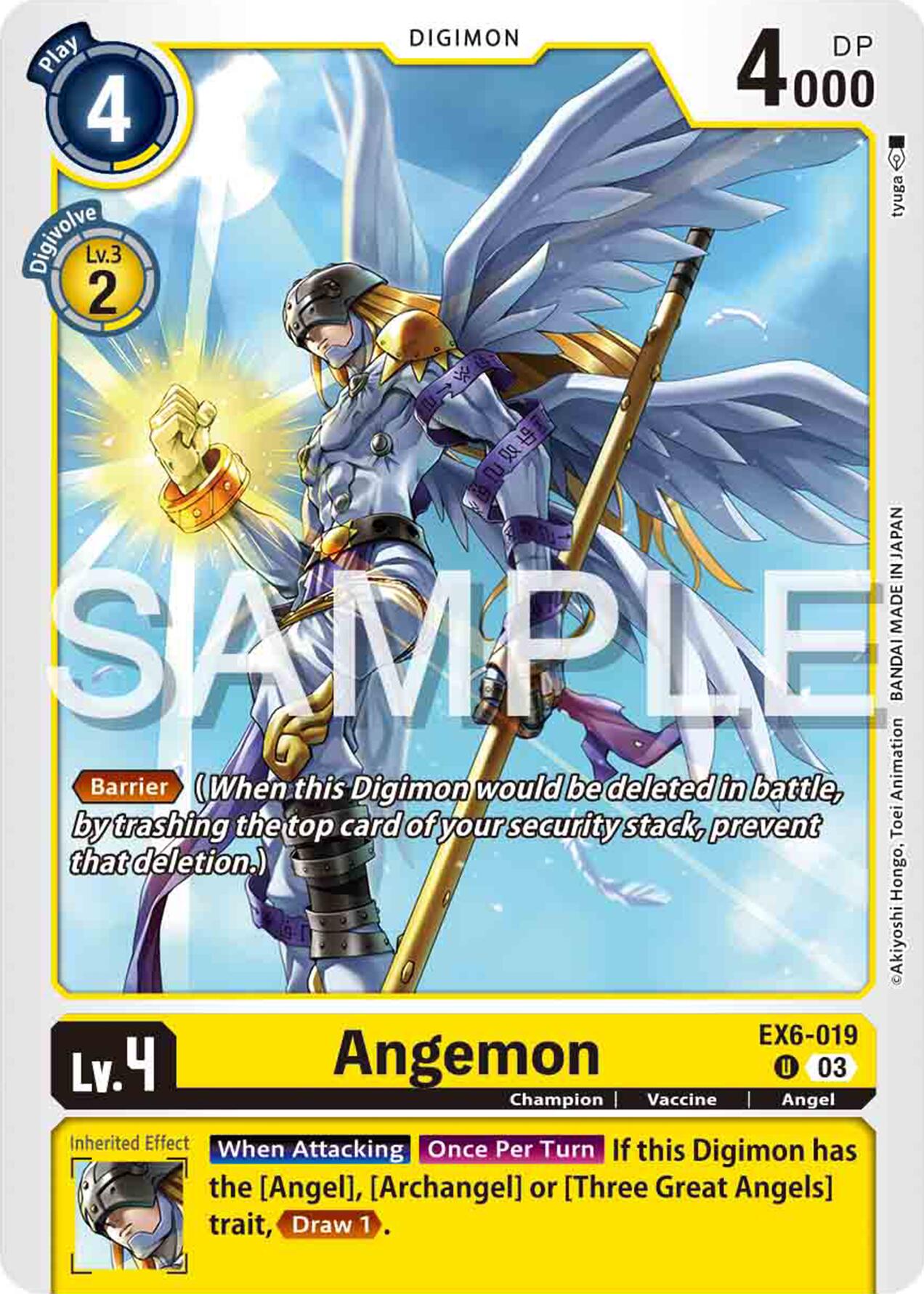 Angemon [EX6-019] [Infernal Ascension] | Shuffle n Cut Hobbies & Games
