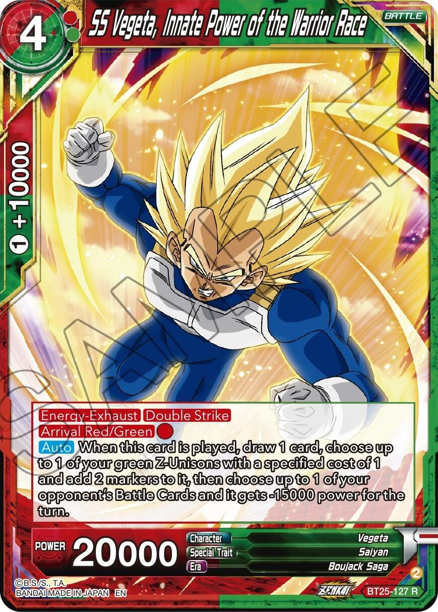 SS Vegeta, Innate Power of the Warrior Race (BT25-127) [Legend of the Dragon Balls] | Shuffle n Cut Hobbies & Games