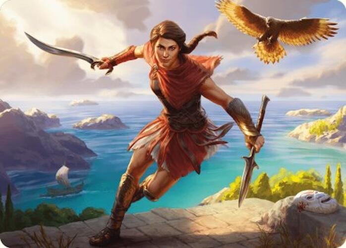 Kassandra, Eagle Bearer Art Card [Assassin's Creed Art Series] | Shuffle n Cut Hobbies & Games