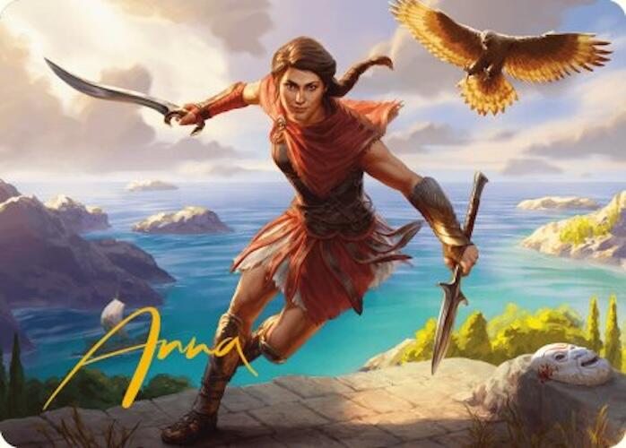 Kassandra, Eagle Bearer Art Card (Gold-Stamped Signature) [Assassin's Creed Art Series] | Shuffle n Cut Hobbies & Games