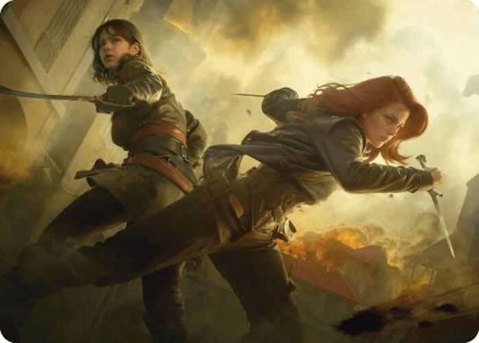 Mary Read and Anne Bonny Art Card [Assassin's Creed Art Series] | Shuffle n Cut Hobbies & Games