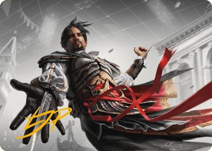 Ezio Auditore da Firenze Art Card (Gold-Stamped Signature) [Assassin's Creed Art Series] | Shuffle n Cut Hobbies & Games