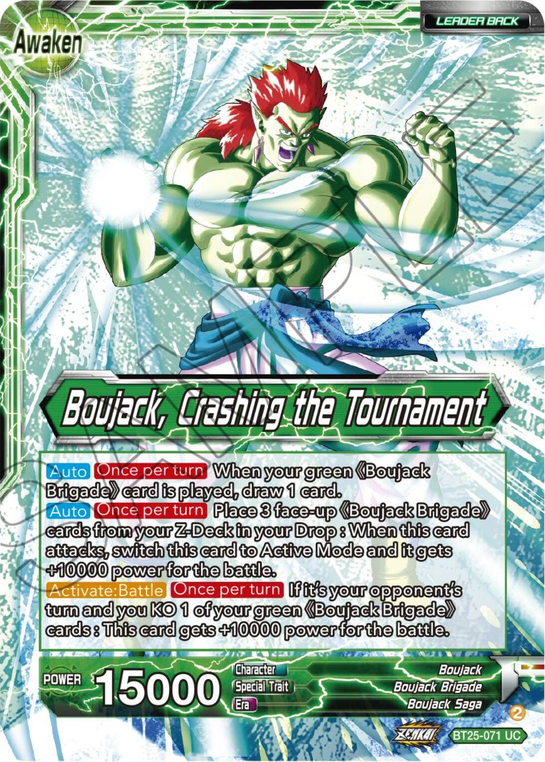 Boujack Brigade // Boujack, Crashing the Tournament (BT25-071) [Legend of the Dragon Balls] | Shuffle n Cut Hobbies & Games