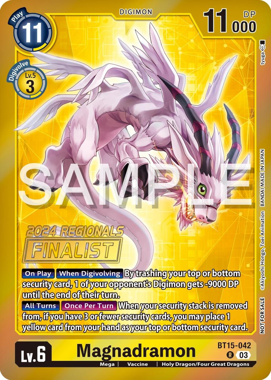 Magnadramon [BT15-042] (2024 Regionals Finalist) [Exceed Apocalypse] | Shuffle n Cut Hobbies & Games