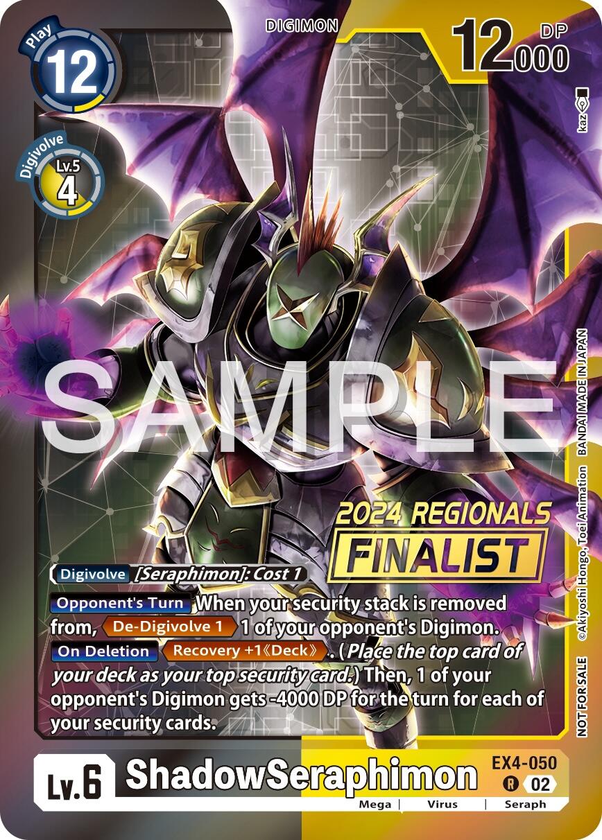 ShadowSeraphimon [EX4-050] (2024 Regionals Finalist) [Alternative Being Booster] | Shuffle n Cut Hobbies & Games