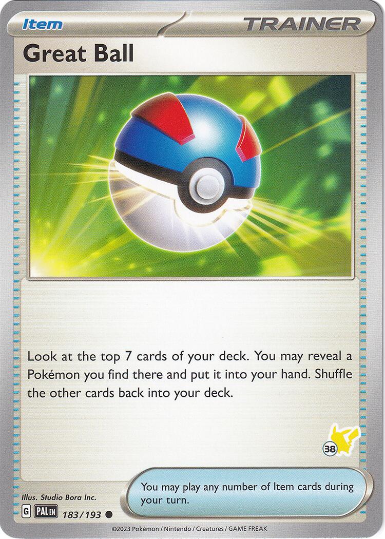 Great Ball (183/193) (Pikachu Stamp #38) [Battle Academy 2024] | Shuffle n Cut Hobbies & Games