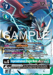 Imperialdramon: Dragon Mode ACE [P-109] (Digimon Adventure 02: The Beginning Set) [Promotional Cards] | Shuffle n Cut Hobbies & Games