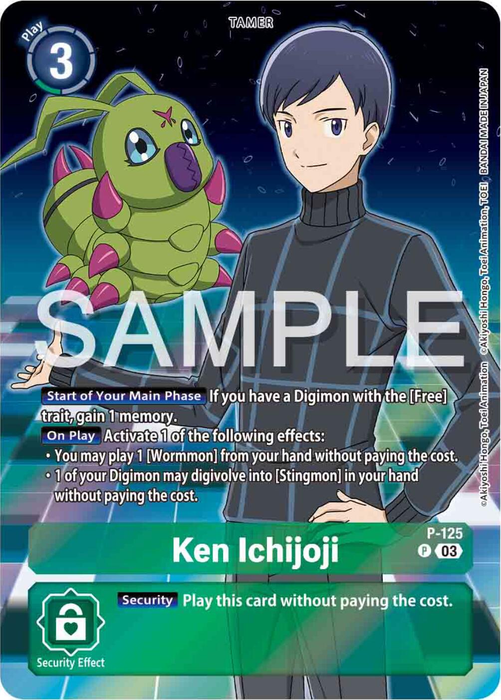 Ken Ichijoji [P-125] (Digimon Adventure 02: The Beginning Set) [Promotional Cards] | Shuffle n Cut Hobbies & Games