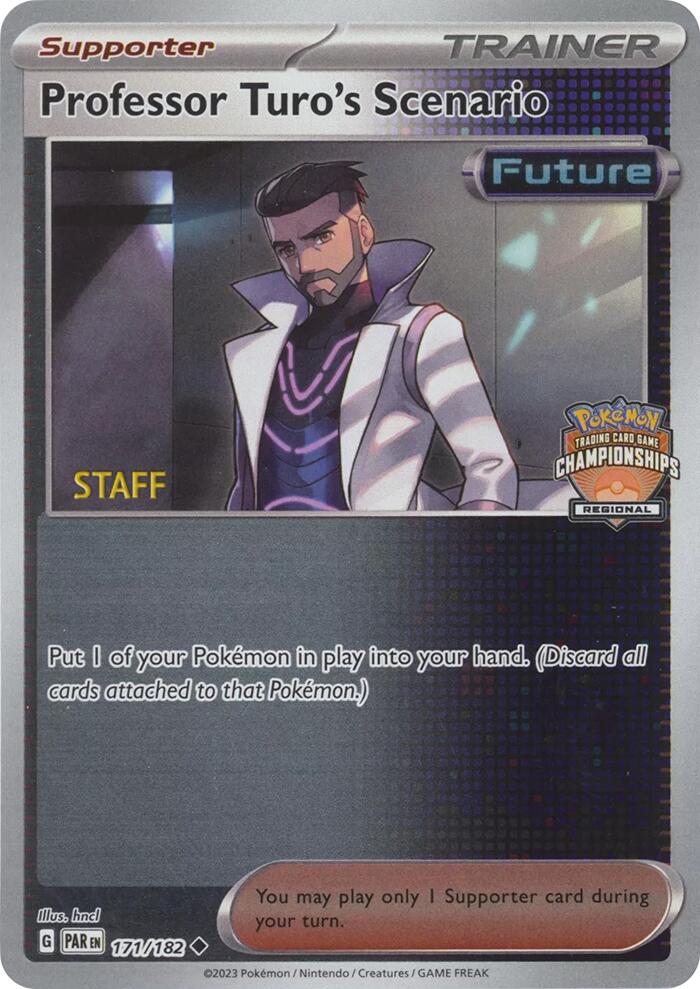 Professor Turo's Scenario (171/182) (2023 Regional Championships Staff) [League & Championship Cards] | Shuffle n Cut Hobbies & Games