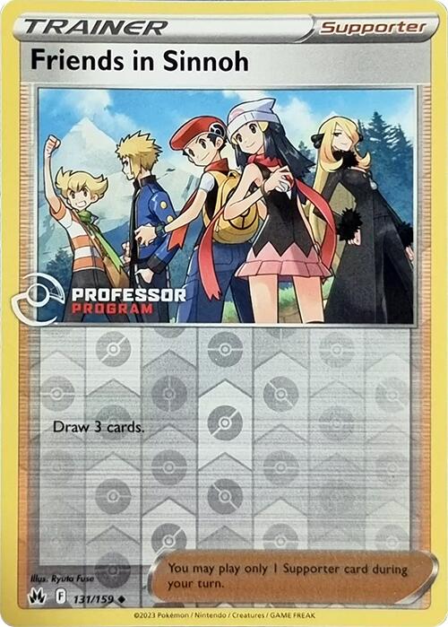 Friends in Sinnoh (131/159) (2023) [Professor Program Promos] | Shuffle n Cut Hobbies & Games