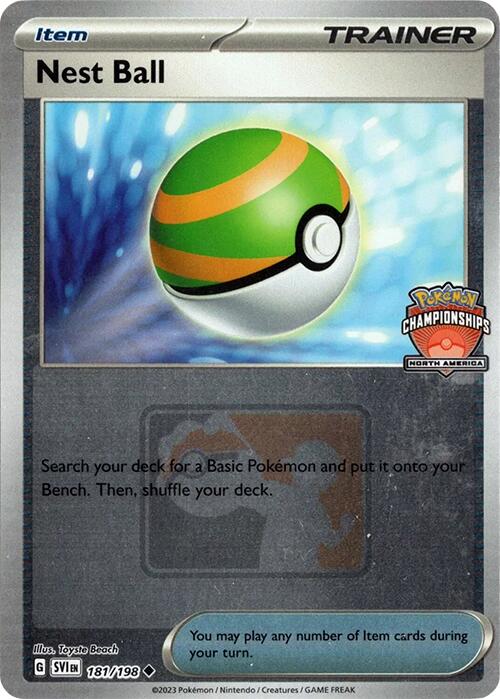 Nest Ball (181/198) (2024 North America Championships) [League & Championship Cards] | Shuffle n Cut Hobbies & Games