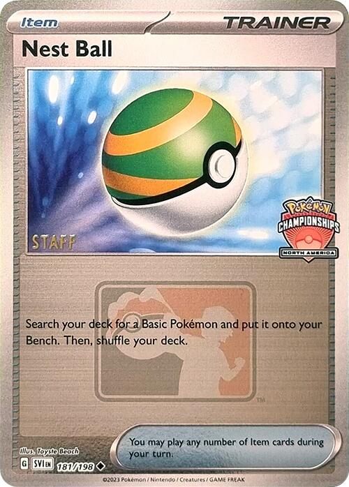 Nest Ball (181/198) (2024 North America Championships Staff) [League & Championship Cards] | Shuffle n Cut Hobbies & Games