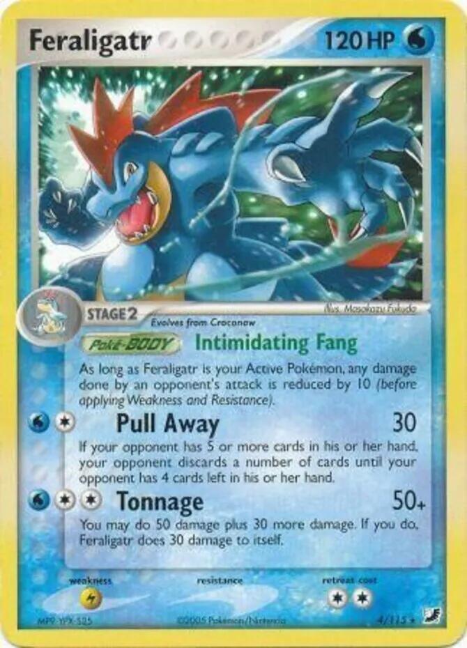 Feraligatr (4/115) (Theme Deck Exclusives) [EX: Unseen Forces] | Shuffle n Cut Hobbies & Games