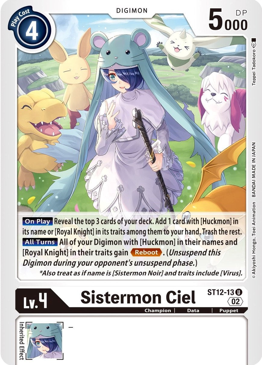 Sistermon Ciel [ST12-13] [Starter Deck: Jesmon] | Shuffle n Cut Hobbies & Games