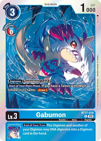 Gabumon [BT17-019] [Secret Crisis] | Shuffle n Cut Hobbies & Games