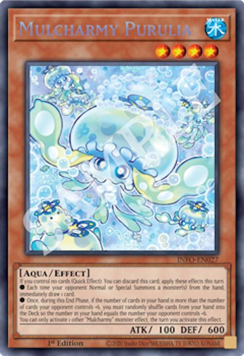 Mulcharmy Purulia [INFO-EN027] Secret Rare | Shuffle n Cut Hobbies & Games