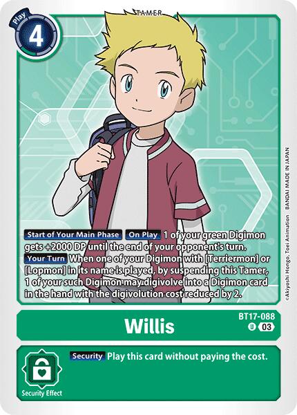 Willis [BT17-088] [Secret Crisis] | Shuffle n Cut Hobbies & Games