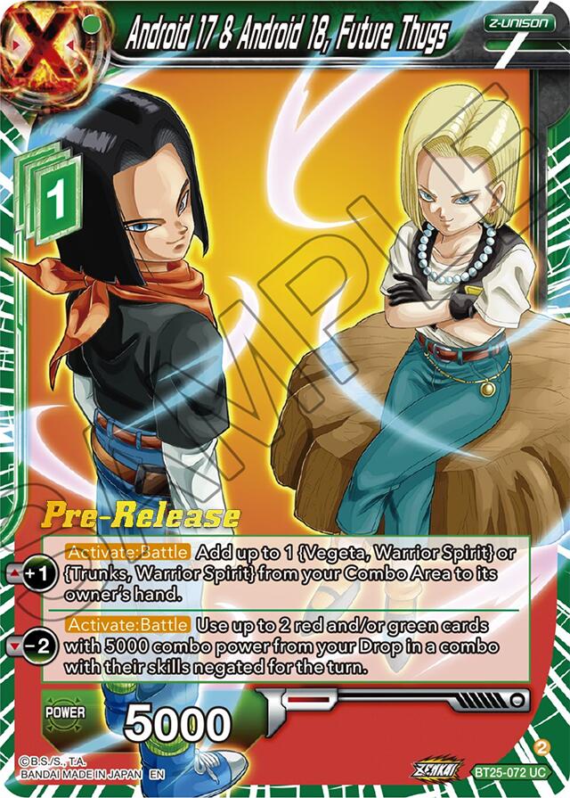 Android 17 & Android 18, Future Thugs (BT25-072) [Legend of the Dragon Balls Prerelease Promos] | Shuffle n Cut Hobbies & Games