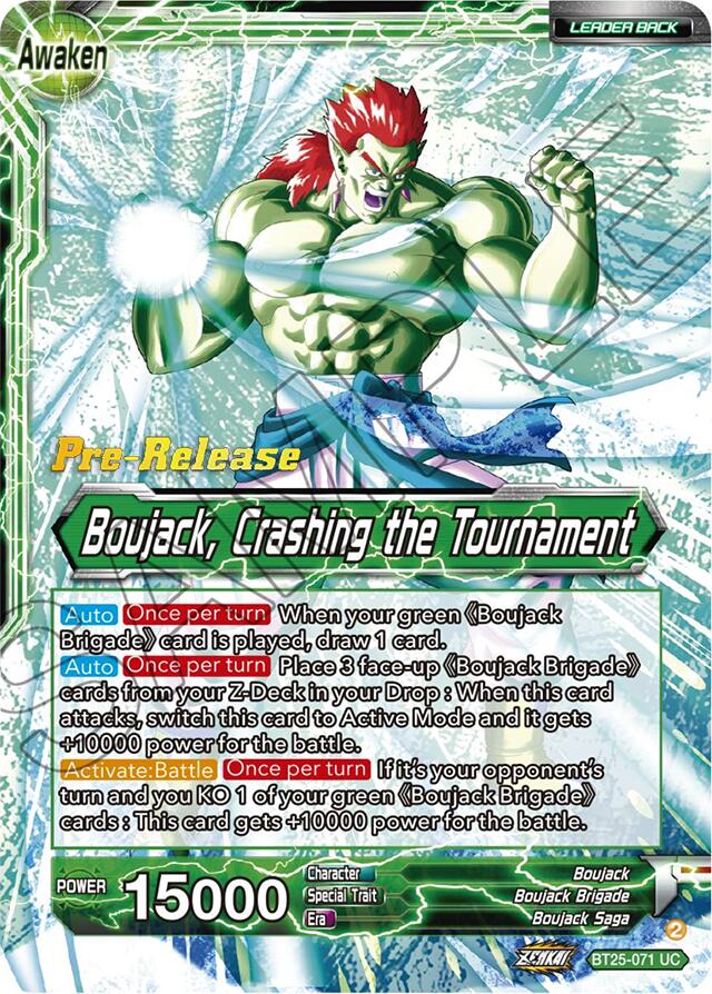 Boujack Brigade // Boujack, Crashing the Tournament (BT25-071) [Legend of the Dragon Balls Prerelease Promos] | Shuffle n Cut Hobbies & Games