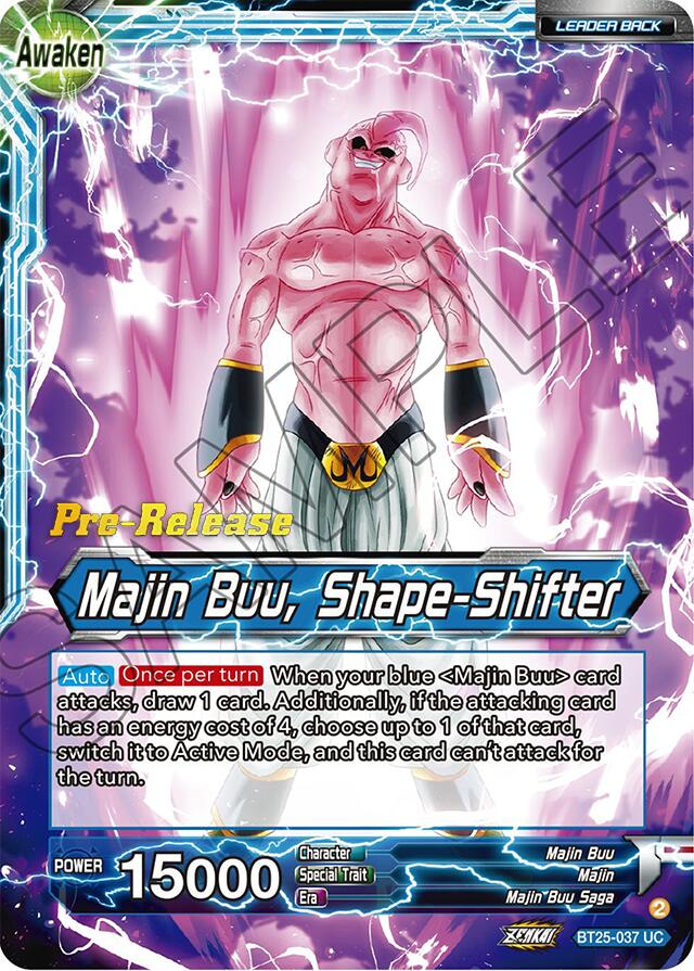 Majin Buu // Majin Buu, Shape-Shifter (BT25-037) [Legend of the Dragon Balls Prerelease Promos] | Shuffle n Cut Hobbies & Games