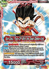 Son Goku // Son Goku Face-Off With the Great Demon King (BT25-001) [Legend of the Dragon Balls Prerelease Promos] | Shuffle n Cut Hobbies & Games