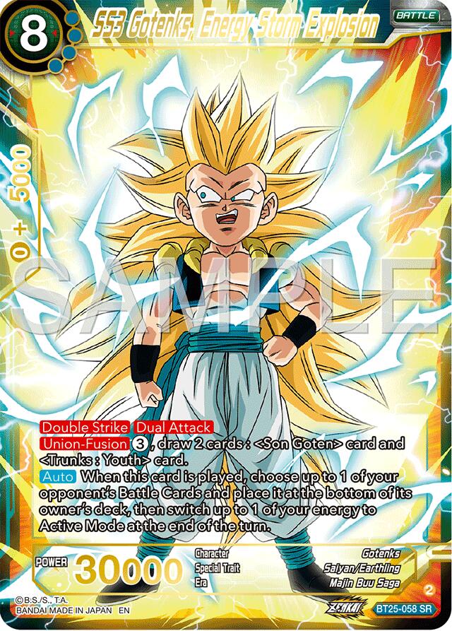 SS3 Gotenks, Energy Storm Explosion (BT25-058) [Legend of the Dragon Balls] | Shuffle n Cut Hobbies & Games