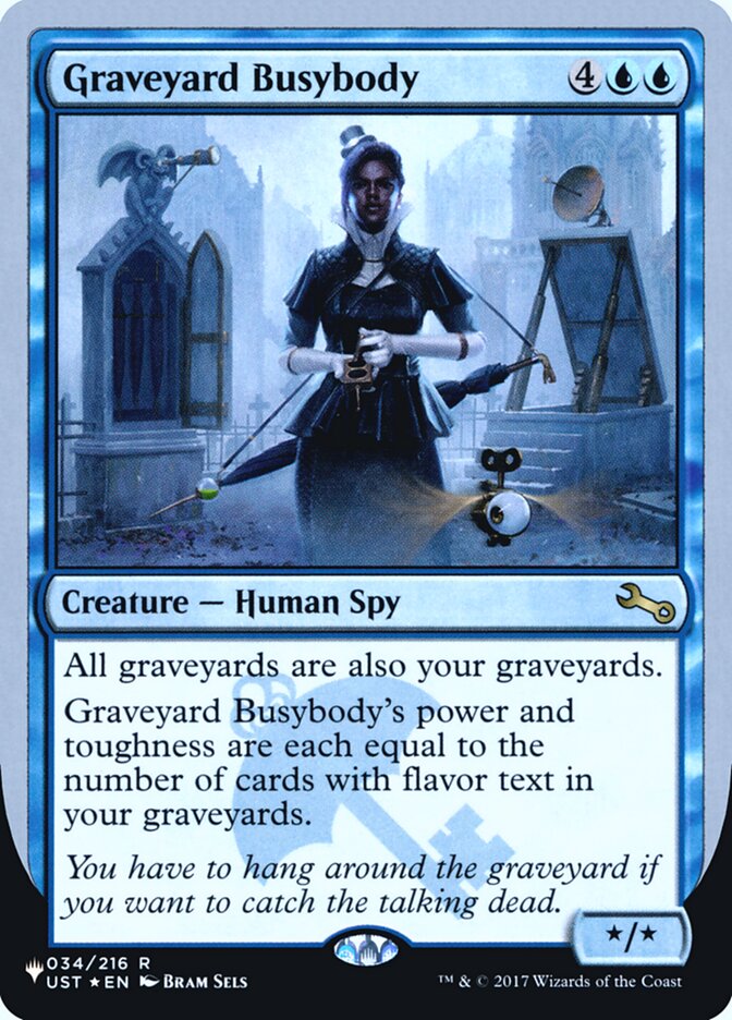 Graveyard Busybody (Unfinity Foil Edition) [The List] | Shuffle n Cut Hobbies & Games