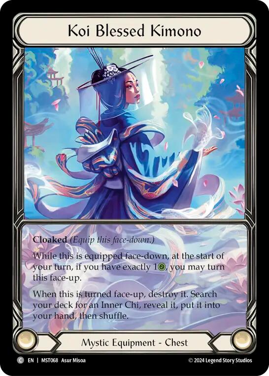 Koi Blessed Kimono (Extended Art) [MST068] (Part the Mistveil)  Cold Foil | Shuffle n Cut Hobbies & Games