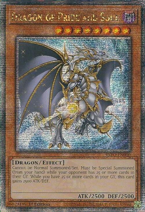 Dragon of Pride and Soul (Quarter Century Secret Rare) [INFO-EN000] Quarter Century Secret Rare | Shuffle n Cut Hobbies & Games