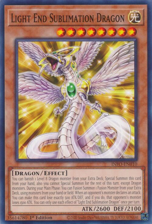 Light End Sublimation Dragon [INFO-EN010] Common | Shuffle n Cut Hobbies & Games