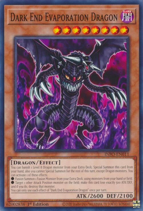 Dark End Evaporation Dragon [INFO-EN011] Common | Shuffle n Cut Hobbies & Games