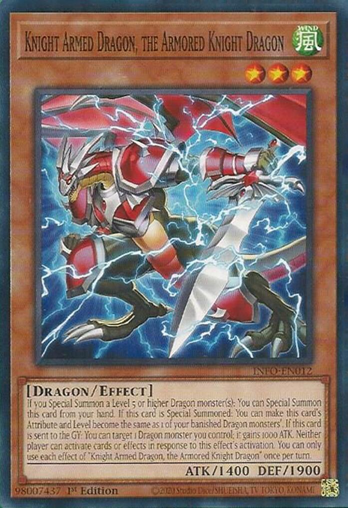 Knight Armed Dragon, the Armored Knight Dragon [INFO-EN012] Common | Shuffle n Cut Hobbies & Games