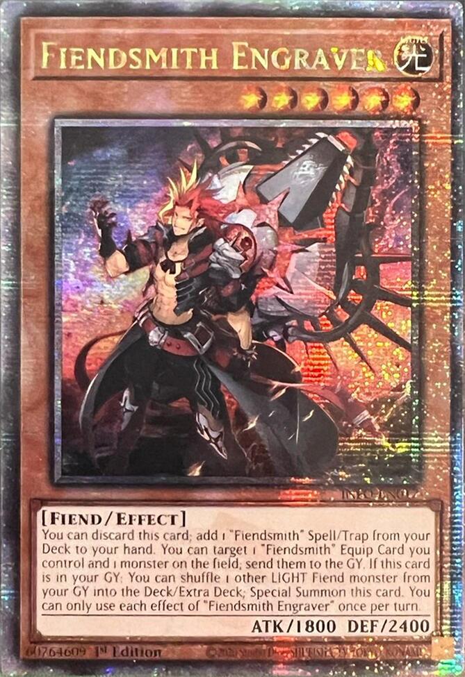 Fiendsmith Engraver (Quarter Century Secret Rare) [INFO-EN017] Quarter Century Secret Rare | Shuffle n Cut Hobbies & Games