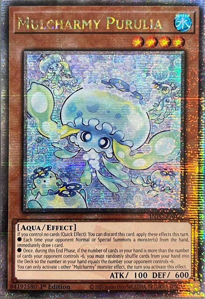 Mulcharmy Purulia (Quarter Century Secret Rare) [INFO-EN027] Quarter Century Secret Rare | Shuffle n Cut Hobbies & Games