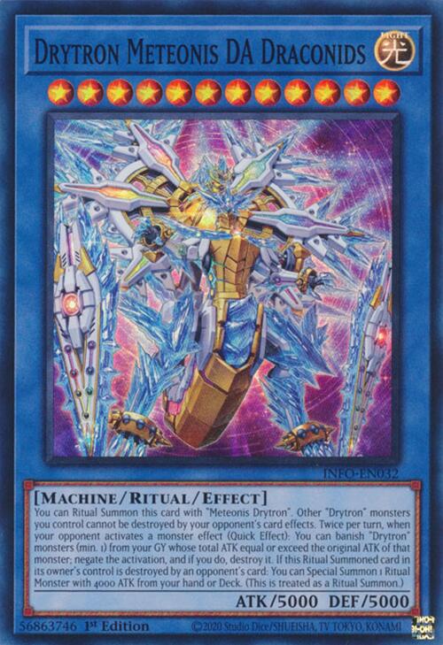 Drytron Meteonis DA Draconids [INFO-EN032] Super Rare | Shuffle n Cut Hobbies & Games