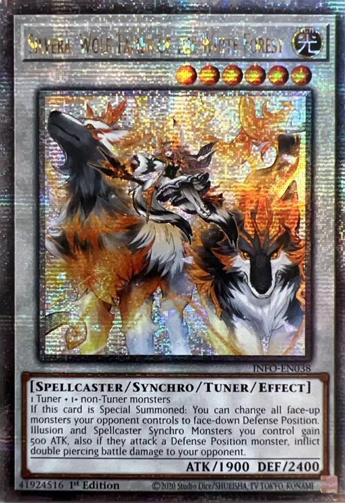 Silvera, Wolf Tamer of the White Forest (Quarter Century Secret Rare) [INFO-EN038] Quarter Century Secret Rare | Shuffle n Cut Hobbies & Games