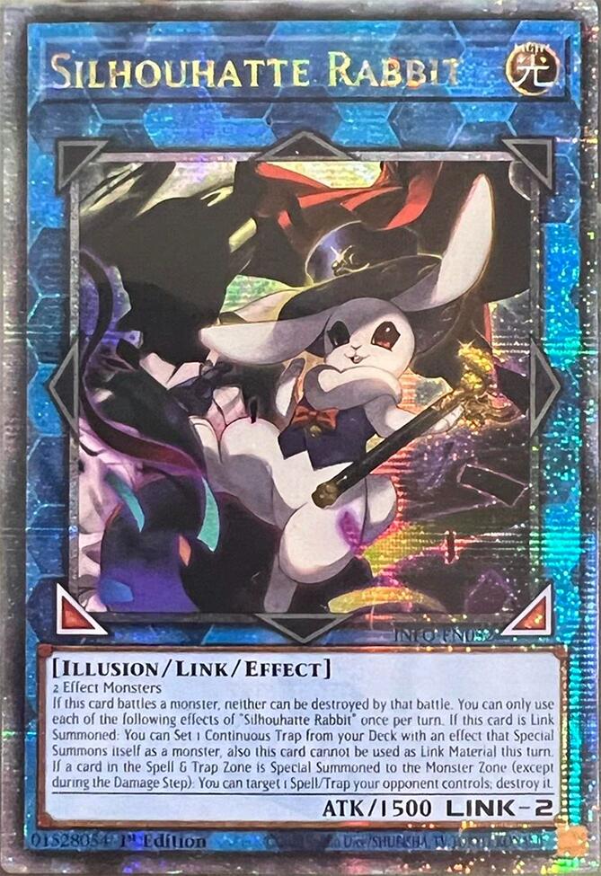 Silhouhatte Rabbit (Quarter Century Secret Rare) [INFO-EN052] Quarter Century Secret Rare | Shuffle n Cut Hobbies & Games