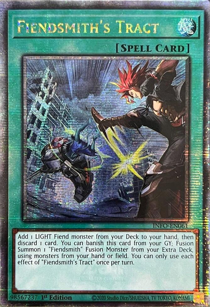 Fiendsmith's Tract (Quarter Century Secret Rare) [INFO-EN061] Quarter Century Secret Rare | Shuffle n Cut Hobbies & Games