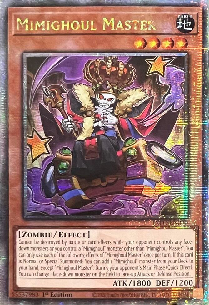 Mimighoul Master (Quarter Century Secret Rare) [INFO-EN090] Quarter Century Secret Rare | Shuffle n Cut Hobbies & Games