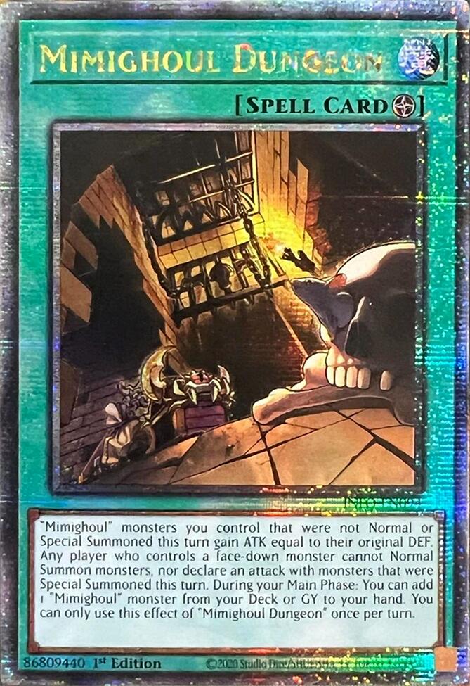 Mimighoul Dungeon (Quarter Century Secret Rare) [INFO-EN094] Quarter Century Secret Rare | Shuffle n Cut Hobbies & Games