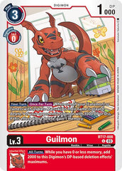 Guilmon [BT17-008] [Secret Crisis] | Shuffle n Cut Hobbies & Games