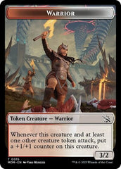 Warrior // Phyrexian Hydra (0012) Double-Sided Token [March of the Machine Tokens] | Shuffle n Cut Hobbies & Games